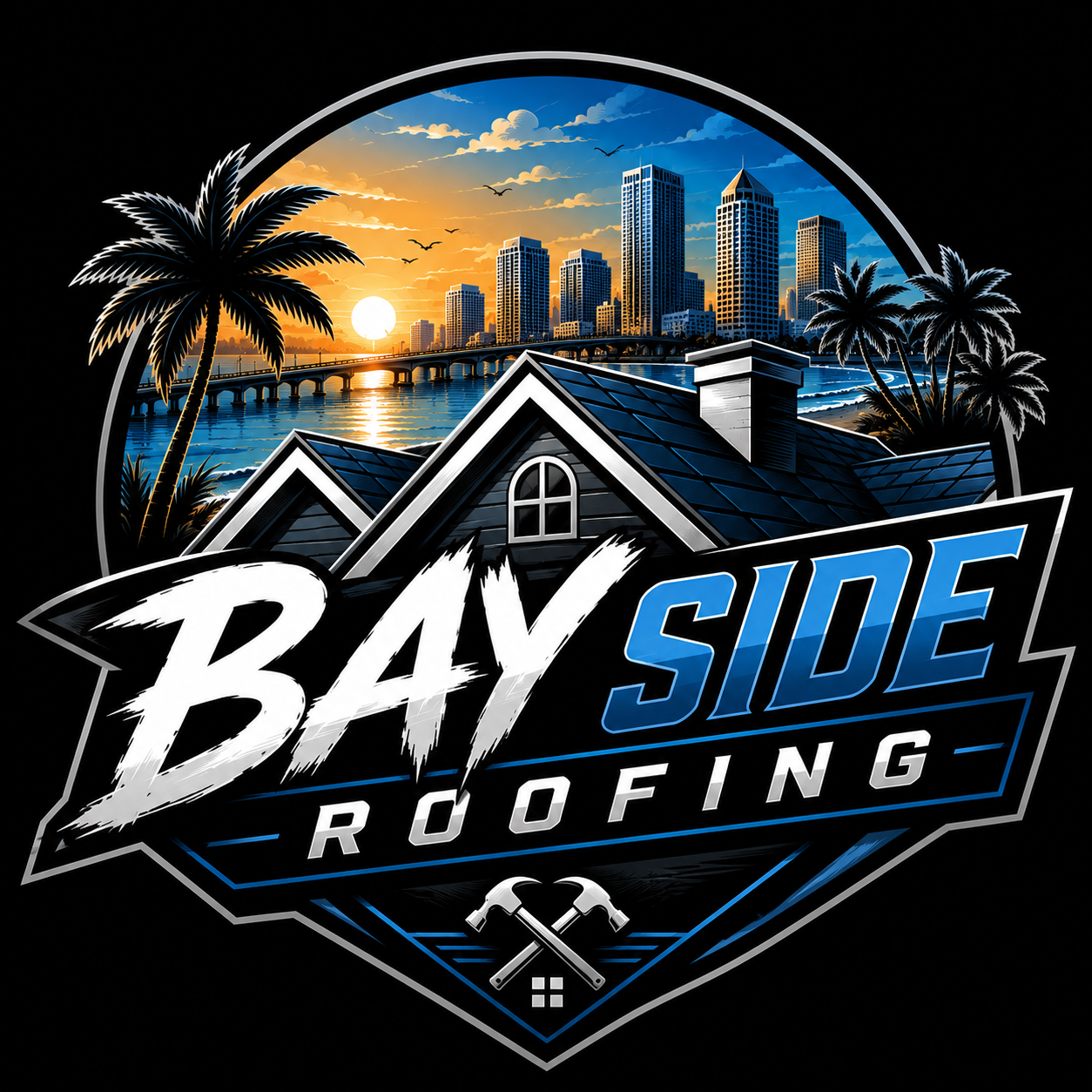 Bayside Roofing logo